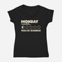 The Reason Sunday Sucks-Womens-V-Neck-Tee-turborat14