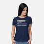 The Reason Sunday Sucks-Womens-Basic-Tee-turborat14
