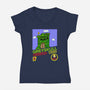 Eternia System-Womens-V-Neck-Tee-Millersshoryotombo