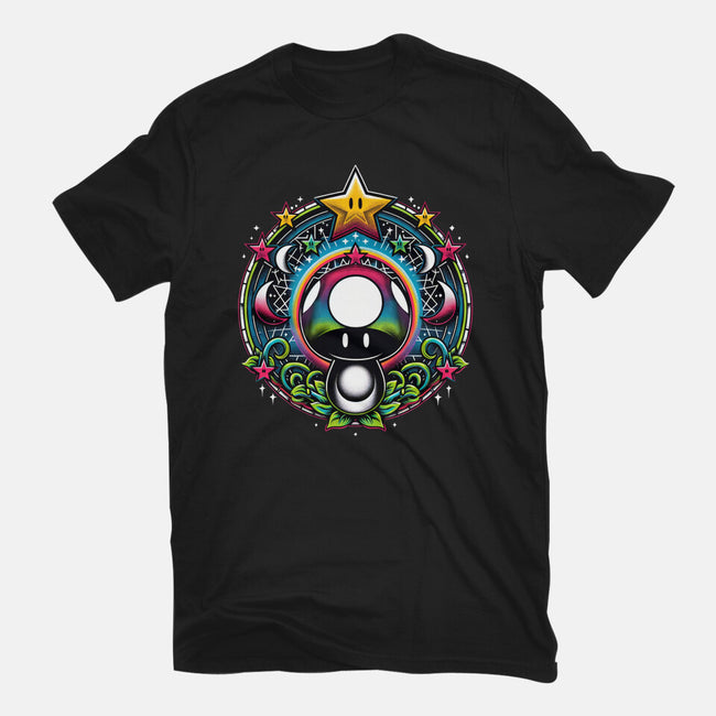 Cosmic Power Up-Womens-Fitted-Tee-Millersshoryotombo