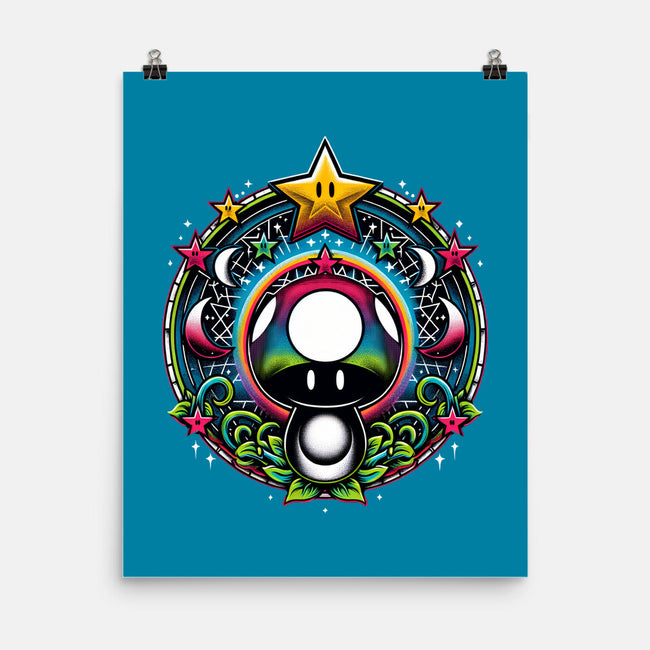 Cosmic Power Up-None-Matte-Poster-Millersshoryotombo