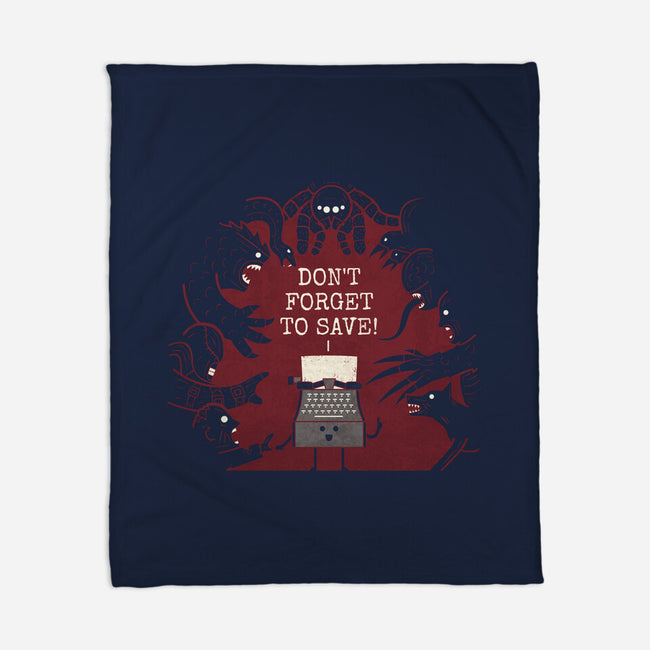 Don't Forget-None-Fleece-Blanket-Teo Zed