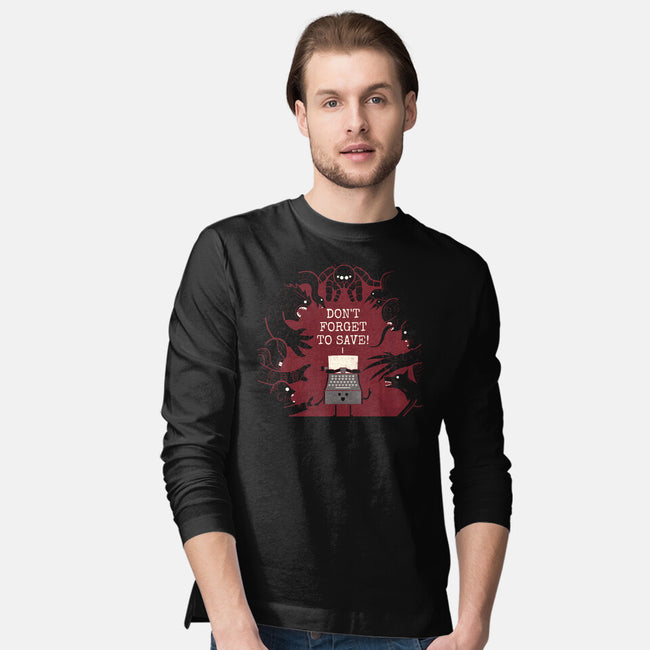 Don't Forget-Mens-Long Sleeved-Tee-Teo Zed