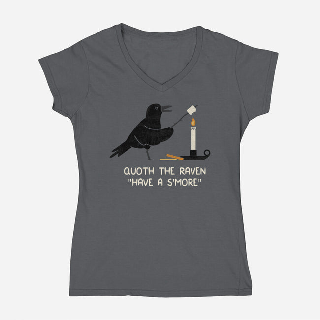 Have A Smore-Womens-V-Neck-Tee-Teo Zed