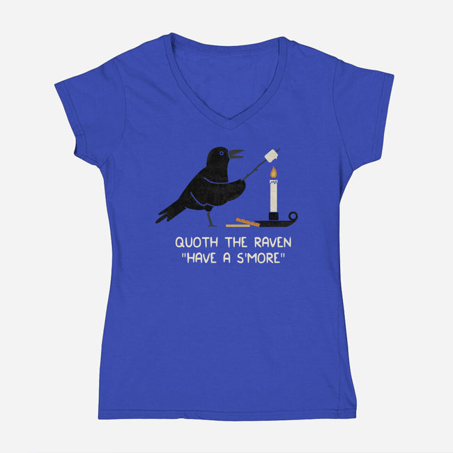 Have A Smore-Womens-V-Neck-Tee-Teo Zed