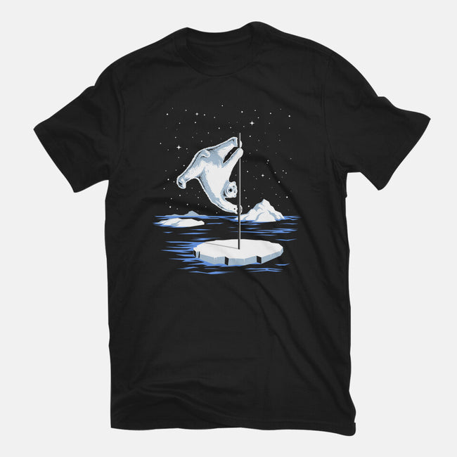 North Pole Dancer-Mens-Basic-Tee-silentOp