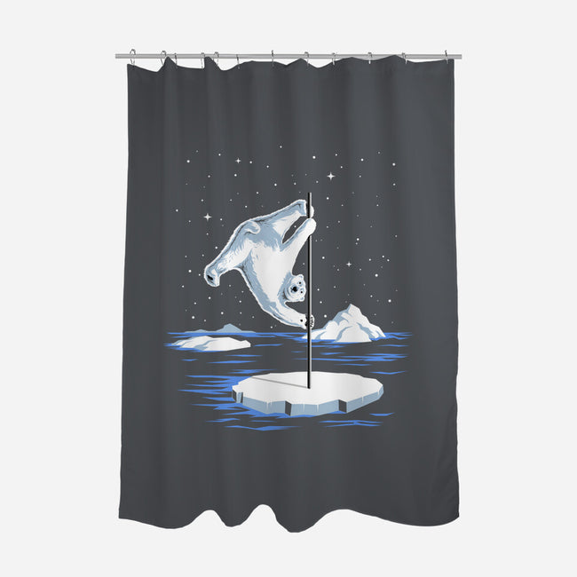 North Pole Dancer-None-Polyester-Shower Curtain-silentOp