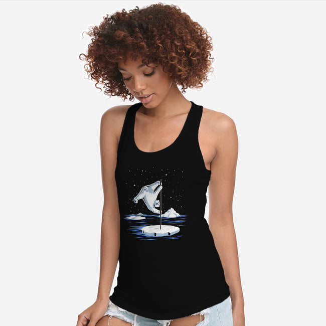 North Pole Dancer-Womens-Racerback-Tank-silentOp