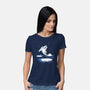 North Pole Dancer-Womens-Basic-Tee-silentOp