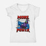 More Power-Womens-V-Neck-Tee-Diego Oliver