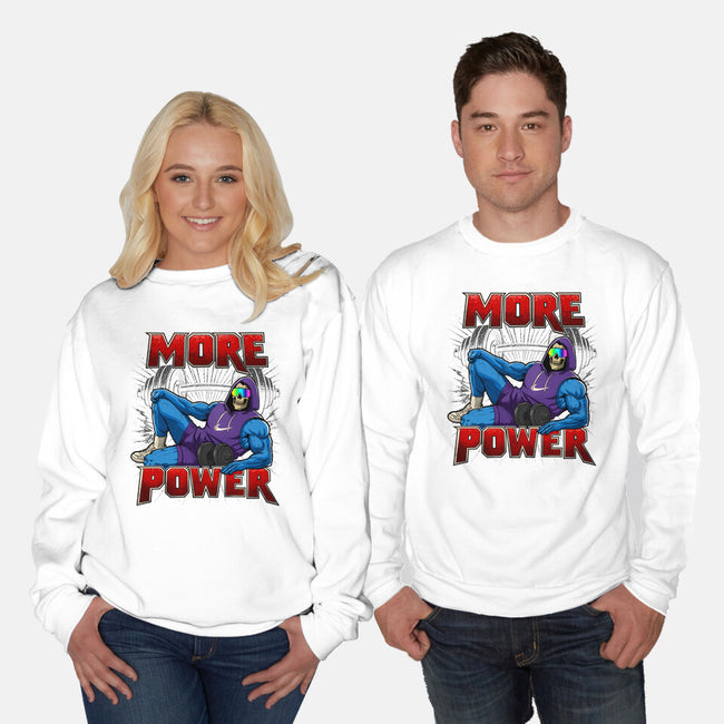 More Power-Unisex-Crew Neck-Sweatshirt-Diego Oliver