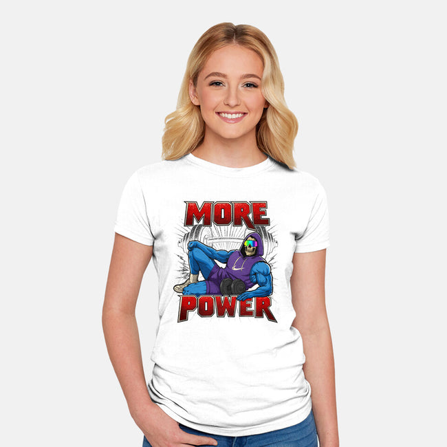More Power-Womens-Fitted-Tee-Diego Oliver