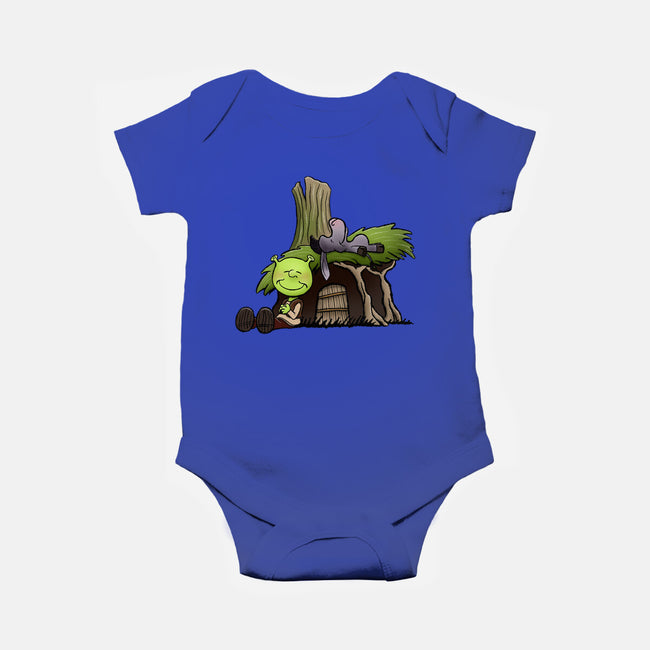 Happiness Is Onions-Baby-Basic-Onesie-DrawnByBryan