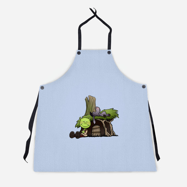Happiness Is Onions-Unisex-Kitchen-Apron-DrawnByBryan