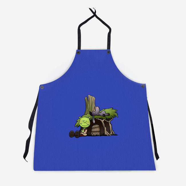 Happiness Is Onions-Unisex-Kitchen-Apron-DrawnByBryan