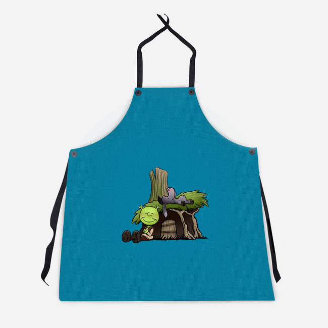 Happiness Is Onions-Unisex-Kitchen-Apron-DrawnByBryan