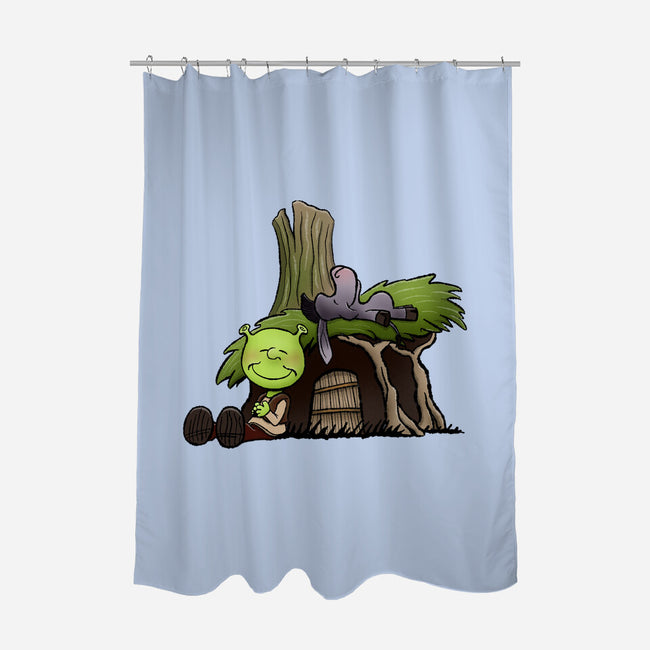Happiness Is Onions-None-Polyester-Shower Curtain-DrawnByBryan