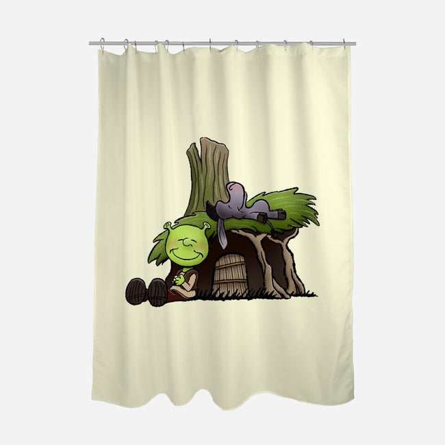 Happiness Is Onions-None-Polyester-Shower Curtain-DrawnByBryan