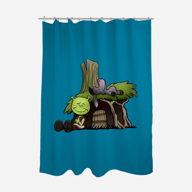 Happiness Is Onions-None-Polyester-Shower Curtain-DrawnByBryan