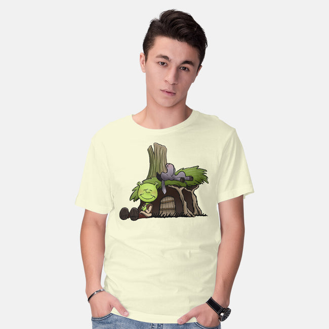Happiness Is Onions-Mens-Basic-Tee-DrawnByBryan