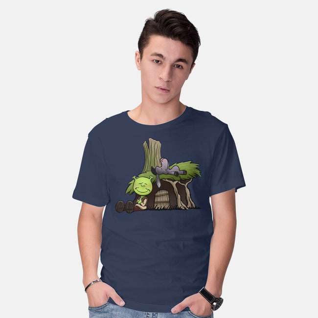 Happiness Is Onions-Mens-Basic-Tee-DrawnByBryan
