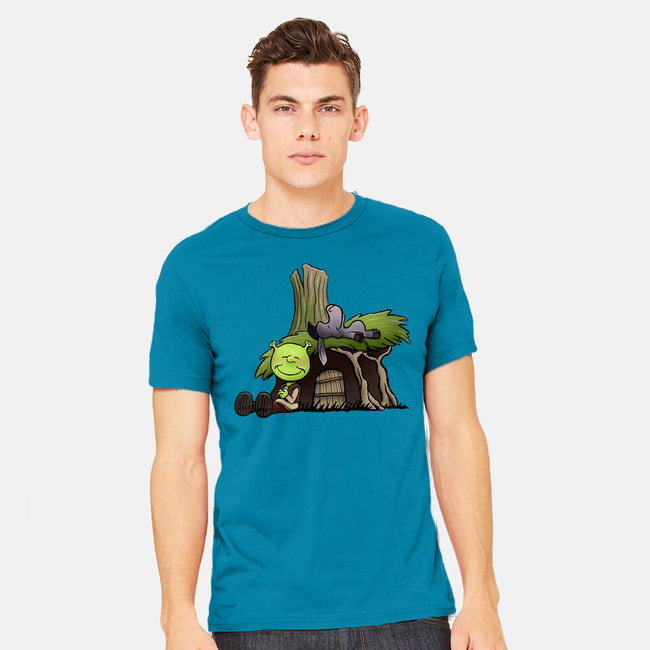Happiness Is Onions-Mens-Heavyweight-Tee-DrawnByBryan