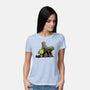 Happiness Is Onions-Womens-Basic-Tee-DrawnByBryan