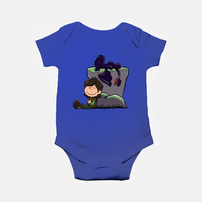 Dragons Good Grief-Baby-Basic-Onesie-DrawnByBryan