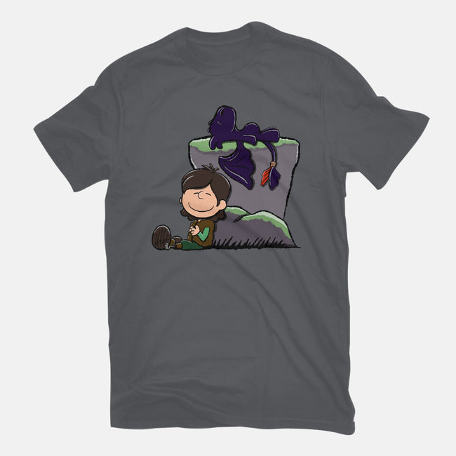Dragons Good Grief-Womens-Basic-Tee-DrawnByBryan