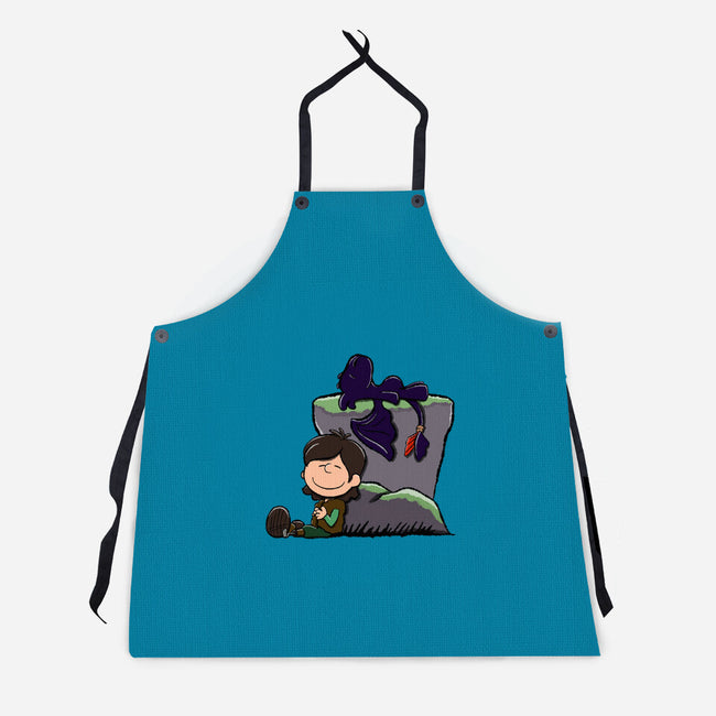 Dragons Good Grief-Unisex-Kitchen-Apron-DrawnByBryan