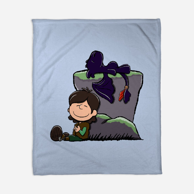 Dragons Good Grief-None-Fleece-Blanket-DrawnByBryan