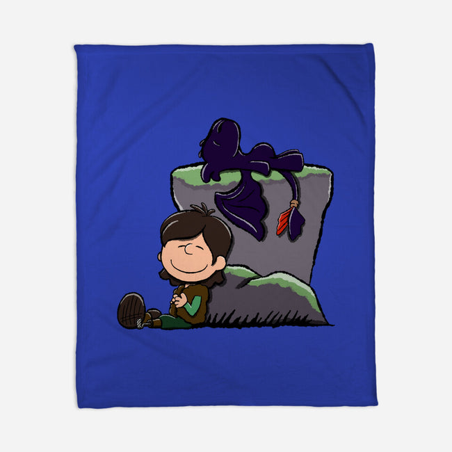 Dragons Good Grief-None-Fleece-Blanket-DrawnByBryan