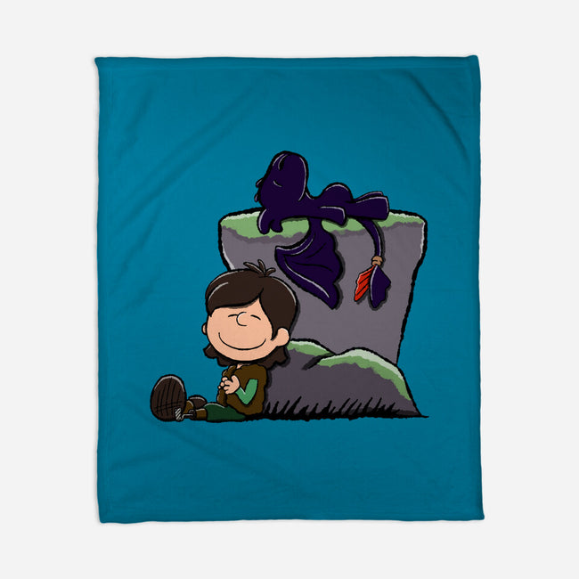 Dragons Good Grief-None-Fleece-Blanket-DrawnByBryan