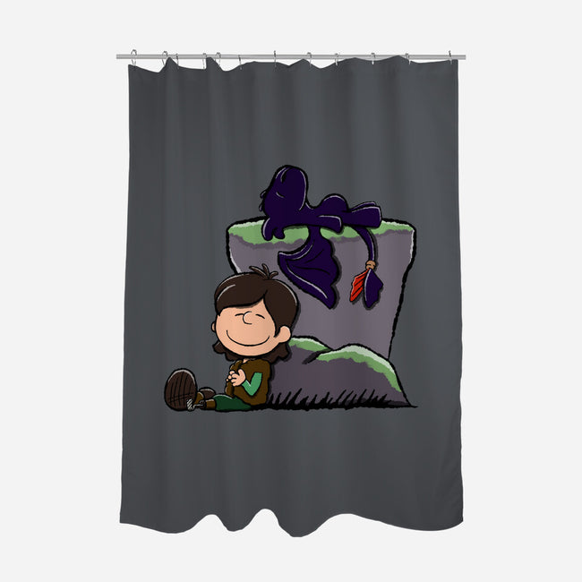 Dragons Good Grief-None-Polyester-Shower Curtain-DrawnByBryan