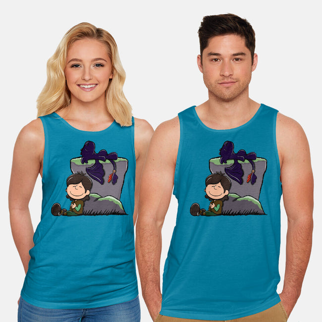 Dragons Good Grief-Unisex-Basic-Tank-DrawnByBryan