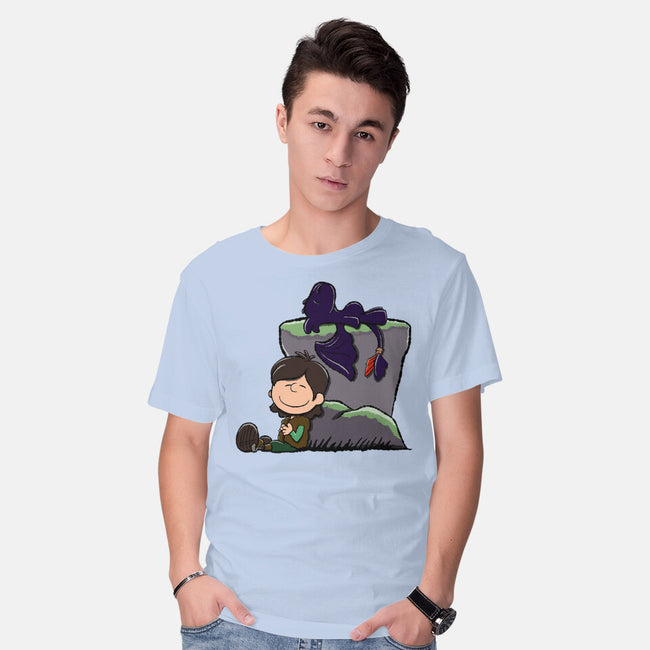 Dragons Good Grief-Mens-Basic-Tee-DrawnByBryan
