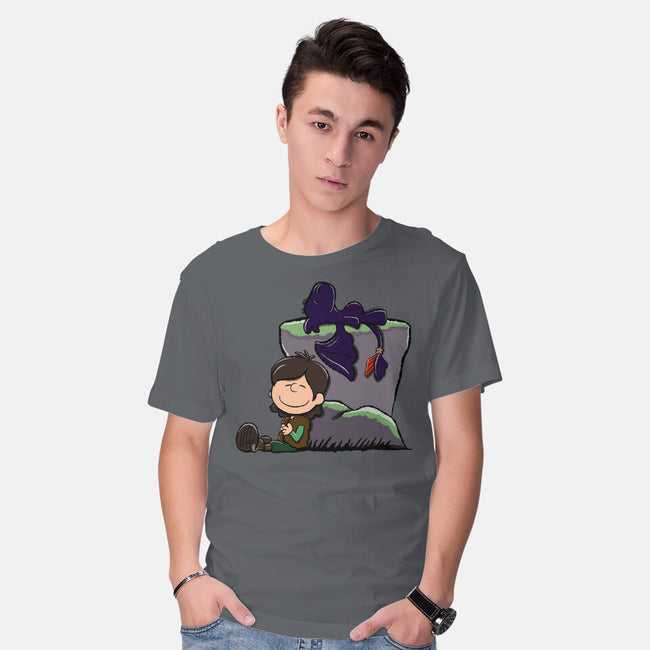 Dragons Good Grief-Mens-Basic-Tee-DrawnByBryan