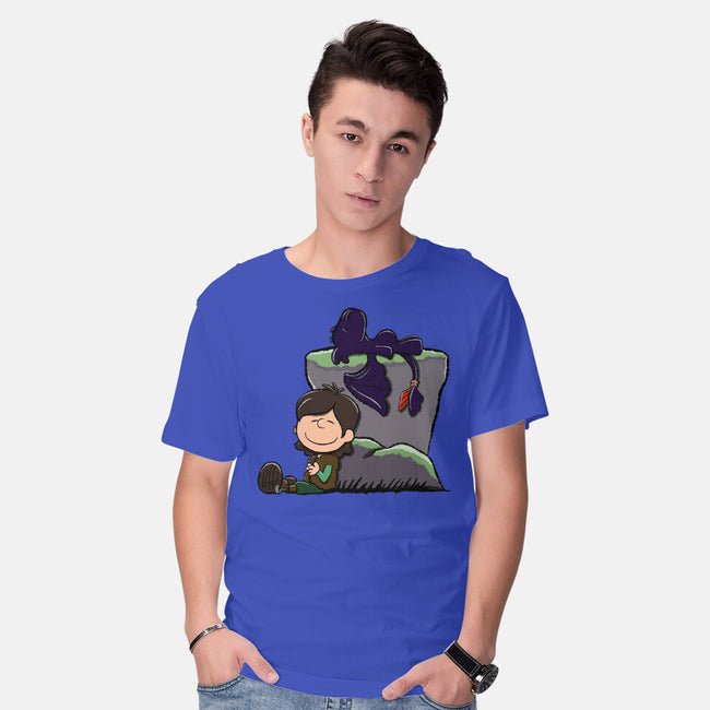 Dragons Good Grief-Mens-Basic-Tee-DrawnByBryan