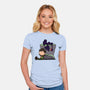 Dragons Good Grief-Womens-Fitted-Tee-DrawnByBryan