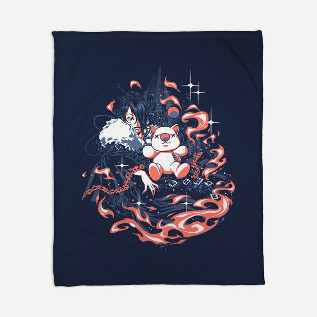 Fire And Enchantment-None-Fleece-Blanket-Estudio Horta