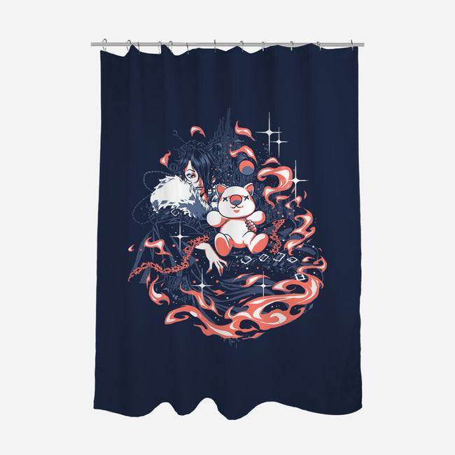 Fire And Enchantment-None-Polyester-Shower Curtain-Estudio Horta