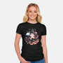Fire And Enchantment-Womens-Fitted-Tee-Estudio Horta