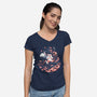 Fire And Enchantment-Womens-V-Neck-Tee-Estudio Horta