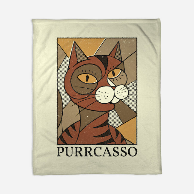 Purrcasso-None-Fleece-Blanket-Thiago Correa