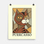 Purrcasso-None-Matte-Poster-Thiago Correa