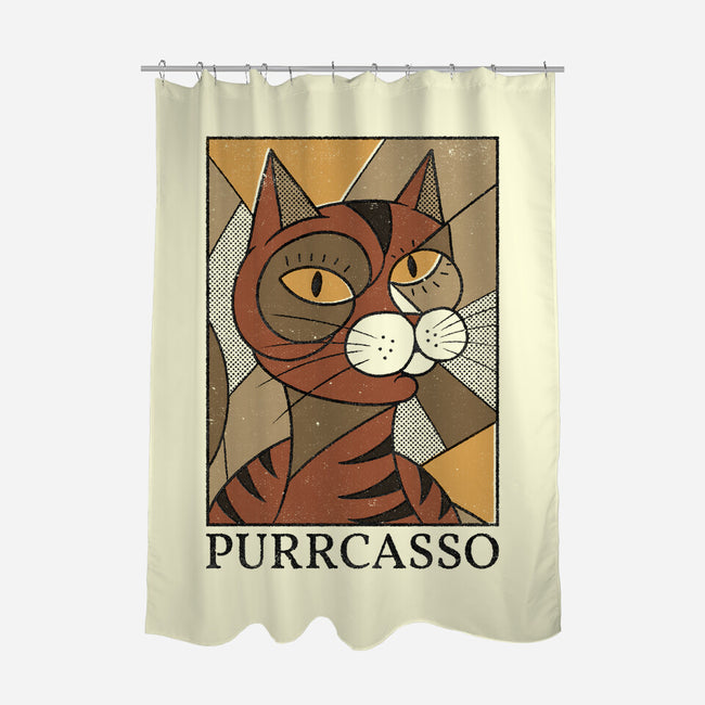 Purrcasso-None-Polyester-Shower Curtain-Thiago Correa
