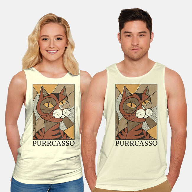 Purrcasso-Unisex-Basic-Tank-Thiago Correa