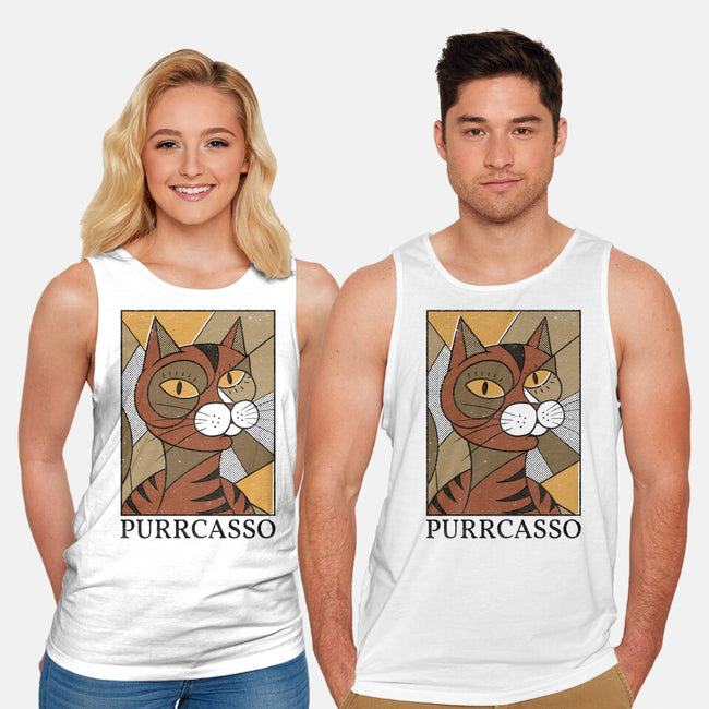 Purrcasso-Unisex-Basic-Tank-Thiago Correa