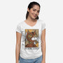 Purrcasso-Womens-V-Neck-Tee-Thiago Correa
