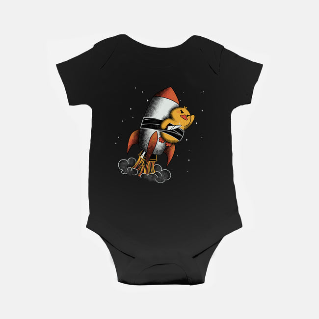 High Speed Violence Funny Duck-Baby-Basic-Onesie-tobefonseca